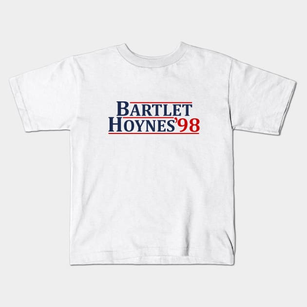 Bartlet and Hoynes 1998 Kids T-Shirt by grekhov